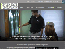 Tablet Screenshot of drnickmccolley.com